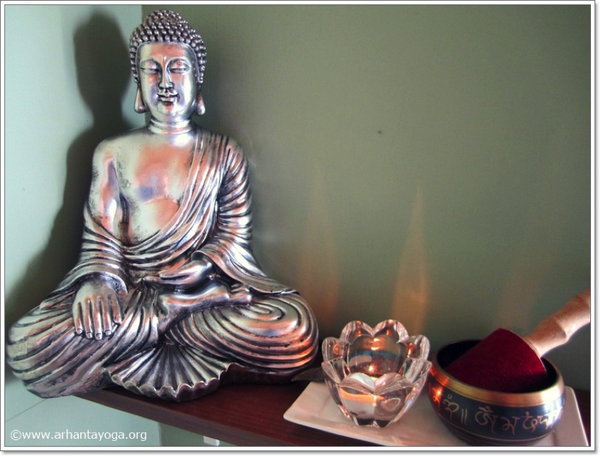 richtlijnen voor het creëren van de juiste sfeer in je yogales buddha