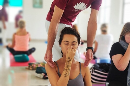 dagelijkse yoga les - opleidingIndia