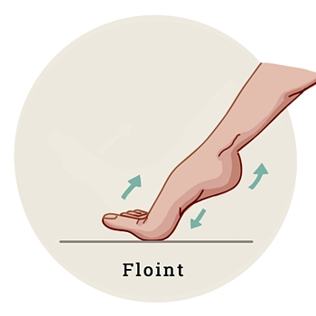 half flexibele zwevende voet